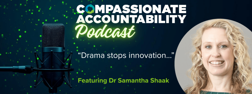 Accountability without compassion gets you alienated