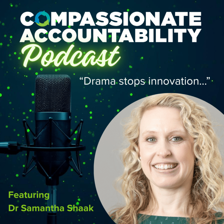 Accountability without compassion gets you alienated